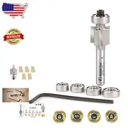 Versatile 15mm Rabbeting Router Bit with 3 Flutes - Perfect for Fine Woodworking