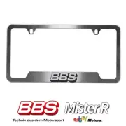 BBS • Brushed Stainless Steel License Plate Frame • BBS Wheels USA