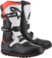 Alpinestars Tech-T Motorcycle Boots, black-white-red, Size 48 for Men Black White Red