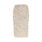 [P.A.R.O.S.H.] P. A.R. O.S. H. Sequinned pencil skirt Woman M M Beige