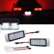 CAN-bus White LED License Plate Lights Assy For Chevy Camaro Corvette SS ATS CTS
