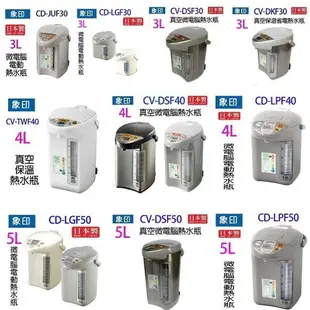 象印 CD-JUF30 微電腦電動 3L 熱水瓶