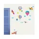 採購世界★DIY創意壁貼 創意牆貼 牆面裝飾壁貼【熱氣球與飛機953】