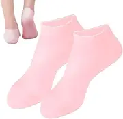 [Generic] Silicone Moisturizing Socks | Moisturizing Skin-Friendly Liquid Silicone Foot Socks,Spa Care Cover Ergonomic Design for Birthday New Year Christmas Easter