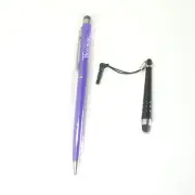 Touch Screen Stylus Ball Pens for Phone Tablet Note Ballpoint Pen UB -Purple