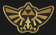 THE LEGEND OF ZELDA CREST EMBROIDERED 4.0 INCH IRON ON PATCH