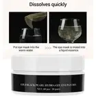 60Pcs Gold Black Pearl Hydra Gel Eye Patches Fine Lines Diluting Dark Circle SD0