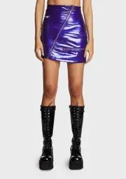 Gem Digital Underground Vinyl Skirt