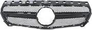 Front Bumper GT Grill Compatible For Mercedes CLA W117 2014-2019 Diamond AMG Racing Style Grille Exterior Car Accessories CLA45 CLA35 Style(14-16 AMG Black)