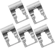Amosfun 5pcs Car Wiper Linkage Repair Clamp Set Windshield Wiper Arms Clip For Motor Repair Auto Vehicles Accessories