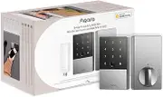 Aqara Smart Lock U100 with E1 Hub Kit, Fingerprint Keyless Entry Door Lock, HomeKit & Apple Wallet Compatible, Auto-Lock, Enhanced Security, Bluetooth and Zigbee Connectivity, Works with Alexa and Google Assistant