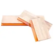 5X(3 Pcs Silk Screen Printing Squeegee Ink Scaper Scratch Board Tools 16cm8947