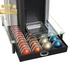 Nespresso Vertuo Pod Holder, 24 Large/48 Small, Glass Drawer Organizer