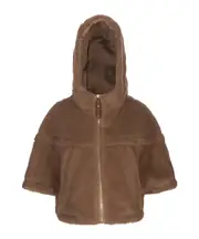 Max Mara Zip-Up Half-Sleeved Poncho S/M,M/L camel-colored