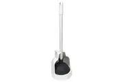 Sabco 55cm Toilet Plunger Suction Caddy Holder Set Bathroom Cleaner Stick White
