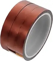 3 Rolls Heat Transfer Tape Strongest Double Sided Tape Magnetic Tape Dispenser Double Sided Tape Heavy Duty UV Tape Two Gaffers Tape Duct Electrical Tape Polyimide Film Coffee