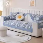 Nordic Flower Non-slip Couch Slipcover Universal Sofa Mat Couch Towel Home Decor