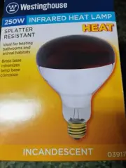 Westinghouse Infrared Heat Lamp 250W R-40 120V