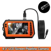 5mm 1080P HD Borescope Inspection Camera 4.3 Inch LCD Screen IP67 Snake Camera