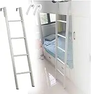 Bunk Bed Ladder Floor Standing Caravan Loft Bed Ladder, Metal Camping Ladder with Adjustable Hooks for Indoor Dormitory Apartment, Weight Capacity 150kg/330lbs (Size : 1.5m/59 Inch)