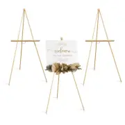 Wooden Easels for Display, Wood Easels for Wedding Signs, Stand Tripod with A...