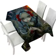 History Art Unseelie Court War Beautiful Angel Girl Tablecloth