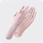 [COCELERYRE] Women Sun Protection Gloves Full Finger UV Gloves Touchscreen Driving