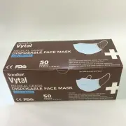 3 BOXES OF VYTAL MEDICAL GRADE DISPOSABLE FACE MASK (50 PER BOX)