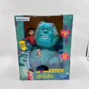 Monsters, Inc. SULLEY & BOO Hug & Cuddle Interactive Friends THINKWAY Disney NEW
