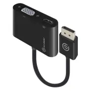 Alogic Displayport To Hdmi/Vga 2 In 1 Adapter Cable Male To 2 Female