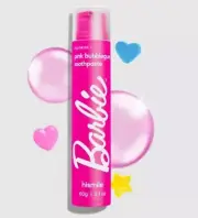 Hismile Barbie Toothpaste Pink Bubblegum 60g. NEW.