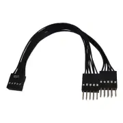 Shielded 9Pin Female Splitter Adapter Cable 9Pins Two Male 9Pin Extension