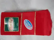 Charles Craft Red Fingertip Towel for Counted Cross Stitch 14 ct 100% Cotton New