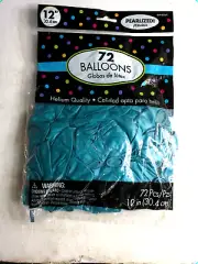 72 Balloon Helium Inflatable Balloons 12" Caribbean