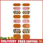 16Pcs Gel Nail Strips Waterproof Full Nail Wraps UV/LED Light Required for Women