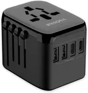 Universal Travel Plug Adapter 5in1 International Power Adapter USB AC Outlet
