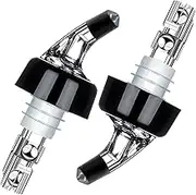 Wine Pourer Spout | 2x Wine Bottle Spout 30ml - Dispenser Quantitative Pouring Control Enhances Cocktail Bartending Efficiency for Kitchen Home Restaurant Commercial Use Picnic Cellar Vacation