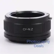 Lens Mount Adapter For Contax Yashica C/Y Lens to for Nikon Z Z6 Z7 Z5 Camera