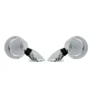 SUBARU LEONE 500 1400 1600 REX 600 700 SHERPA 4" BULLET STYLE CHROME MIRROR PAIR