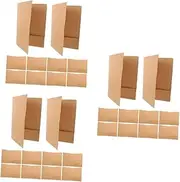 Operitacx 3sets Paper Folder Large Capacity A4 Travel Document Organizer Single Pocket 10pcs*3