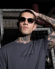 [Ray-Ban] Ray-Ban Men's Rb3749 Sunglasses in Black/Grey One Size Black/Grey