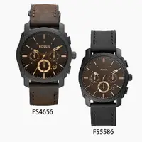 在飛比找蝦皮購物優惠-原廠供應Fossil 男士手錶MACHINE個性三眼計時腕錶