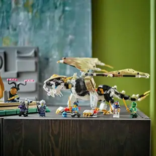【LEGO 樂高】旋風忍者系列 71809 龍長老艾格特(機器人玩具 兒童積木)