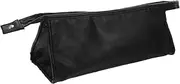WOONEKY Hair Dryer Travel Case PU Leather Portable Storage Bag for Curling Iron and Hair Styling Tools