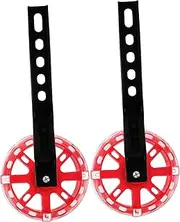 Outanaya 1 Set Bicycle Training Wheels With Flashing Lights Heavy Duty Auxiliary Wheels For Enhanced Safety Easy Installation Suitable For Indoor Outdoor Use Balance Building Support