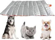 Dog Bed Outdoor,Foldable Portable Dog Mat - Puppy Mattress with Handle Washable Pet Supplies for Camping Picnics Car Hot Days Home Backyard Patio Travel