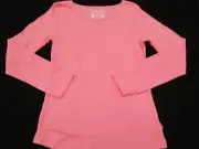 Girls Pumpkin Patch lollie pink rib long sleeve tee Size 11