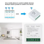 Smart WiFi Switch Home Wall Light Control Module 16A AC100-240V 50/60HZ New