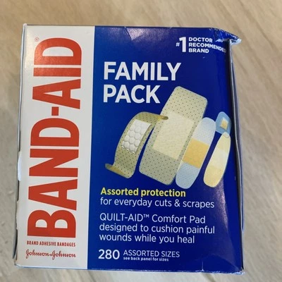Band-Aid Family Variety Pack, 280 Count