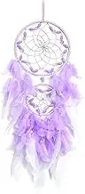 Purple Dream Catcher Wall Decor Home Decor,Beads Feather Wall Hanging Dream Catchers for Girls Bedroom Dorm Room Boho Craft Ornament
